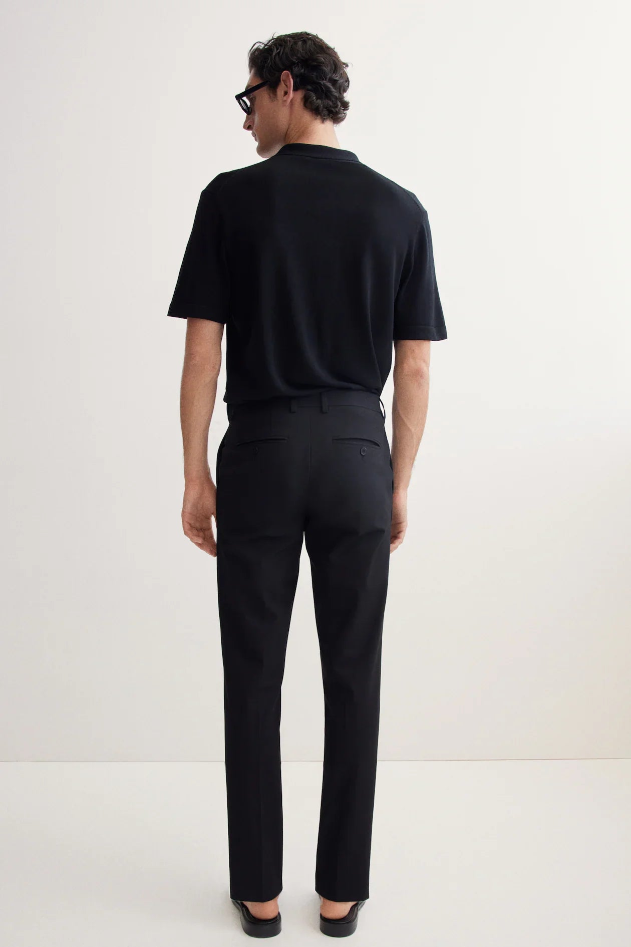 Slim fit tailored trousers