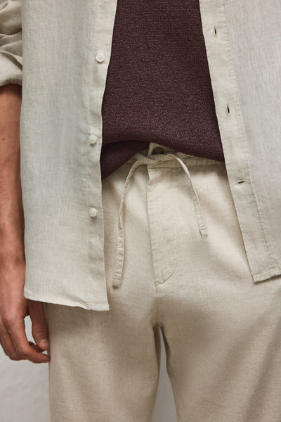 Regular Fit linen trousers