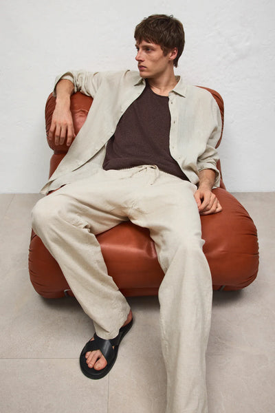 Regular Fit linen trousers
