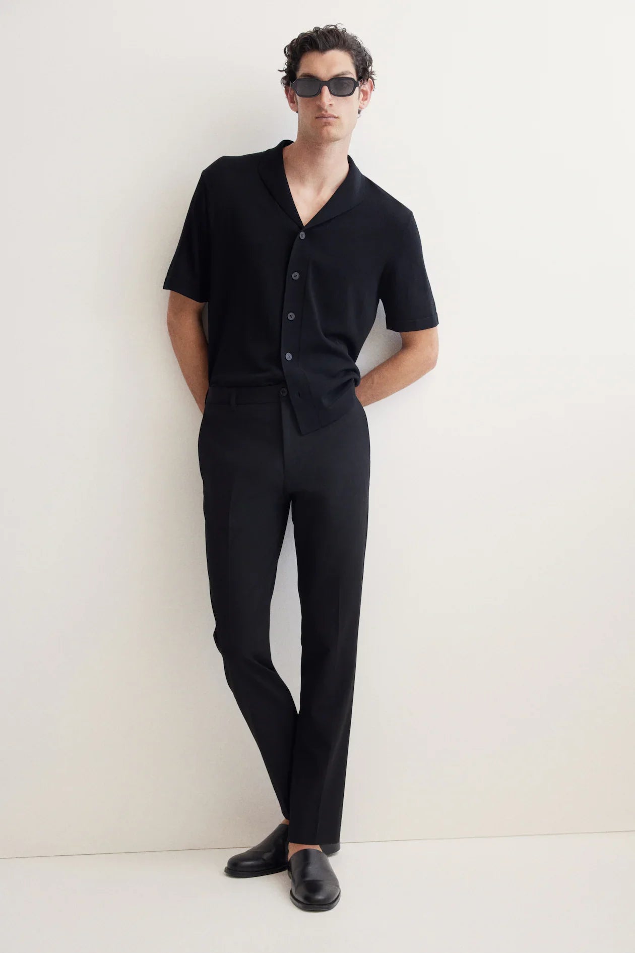 Slim fit tailored trousers