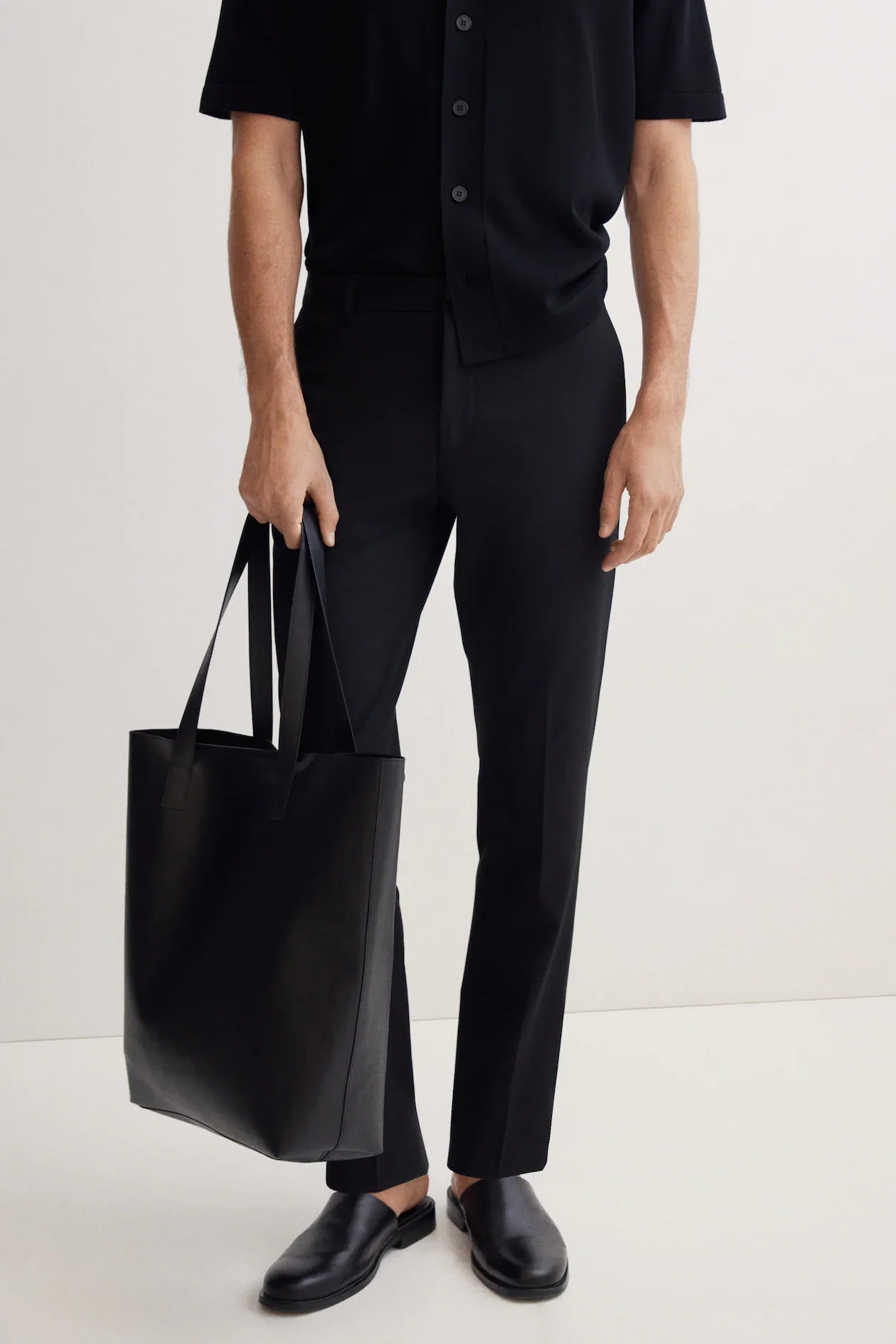 Slim fit tailored trousers